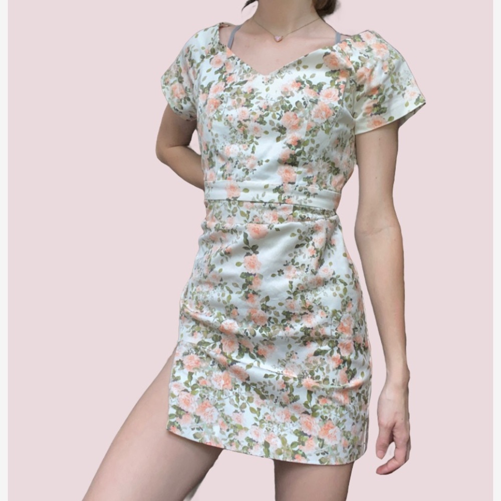 Floral midi dress
